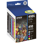 Epson T410XL-BCS Claria Cartridge Ink, 5 Pack, Black