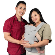 Baby Trend Caleo 3-in-1 Newborn Hip Seat Baby Carrier, Snuggle Midnight, 100% Cotton, Machine Washable, Lumbar Support, Built-in Sun Hood, CA01F52A