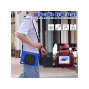 Bonaever Rugged Heavy Duty Shockproof iPad Case with Built-In Pencil Holder, Blue