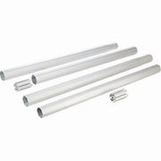 GLI Covers Whirlwind Above Ground Reel Pool Cleaning Tube Kit, 3-Inch Diameter, 18-Feet Length, Heavy Duty Aluminum, Silver Finish, 55-1803WH-TK