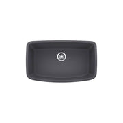 Blanco 441611 Valea Super Undermount Single Bowl Kitchen Sink, Large, Cinder
