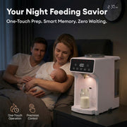 Horigen Automatic Baby Formula Dispenser with Instant Heating, App Control, BPA-Free Tritan, Child Lock, Night Light, Pink