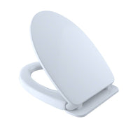 Toto SS124#01 SoftClose Elongated Closed Front Toilet Seat in Cotton White