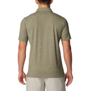 Columbia PFG Uncharted Polo for Men - Cypress Heather - S