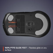 SteelSeries Rival 3 Gen 2 Wireless Optical Gaming Mouse, TrueMove Air 18K DPI Sensor, Dual 2.4GHz and Bluetooth Connectivity, 60 Million Click Mechanical Switches, Black