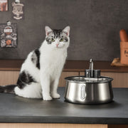 Kittyspout Wireless Fountain 2.0, Silver - Durable