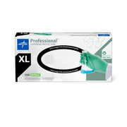 Medline Professional Series Aloetouch Disposable Nitrile Gloves, Powder-Free, Aloe Infused, Textured Grip, Green, X-Large, Pack of 1000, PRO31764