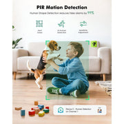 Gpirokcys Wireless Indoor Security Camera, Battery Powered with 6000mAh Rechargeable, 360 PTZ, 2.5K 4MP Color Night Vision, AI Motion Detection, Two-Way Audio, App Remote Control, Y660
