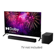 Ultimea Poseidon M60 Boom Soundbar, 31.5 in, 5.1 Channel Dolby Atmos, Bluetooth 5.4, Wired Wooden Subwoofer, 340W Peak Power, HDMI eARC, U3722
