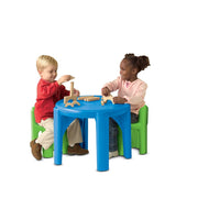 Little Tikes 621048 Bright 'n Bold Table & Chairs - Green/Blue