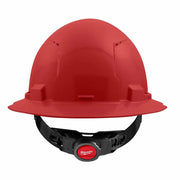 Milwaukee 48-73-1209 BOLT Red Full Brim Vented Hard Hat w/4pt Ratcheting Suspension (USA) - Type 1, Class C