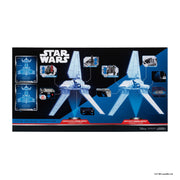 Jazwares Star Wars Micro Galaxy Squadron Imperial Shuttle Battle Pack, Two 7-Inch Vehicles with Movable Wings and Cannons, Six 1-Inch Articulated Micro Figures, Gray, SWJ0546
