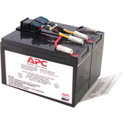 APC Replacement Battery Cartridge 48, Maintenance-Free Sealed Lead-Acid, 168 Volt-Amp-Hour, Compatible with SMT750 Series UPS, Black, RBC48