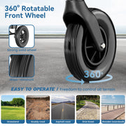 SACVON YHWL-001 Foldable Electric Wheelchair for Seniors, All Terrain Motorized Wheelchair for Seniors with Detachable Battery