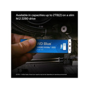 Western Digital WDS500G3B0E00CHF0 Blue SN580 PCIe Gen 4 NVMe SSD Internal Storage, 500GB