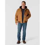 Carhartt Men's Iconic J140 Firm Duck Active Jacket, Brown, 4X-Large Tall, 106673
