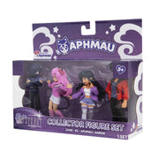 Bonkers Toys Aphmau MyStreet Collectible Figure Set, 4-Pack Multicolored Characters Aphmau Aaron KC Zane, 612154