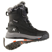 Korkers Women's Snowmageddon BOA Insulated Waterproof Winter Boots, Black, Size 8