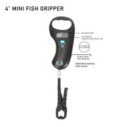 Realtree 7 Piece Angler's Collection Fishing Kit with Stainless Steel Bait Knife, Pistol-Grip Aluminum Plier, Digital Fish Scale, Blue