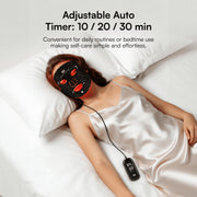 Inia LED Red Light Therapy Face Mask, Dual-Wavelength 630nm Red and 850nm Near-Infrared, 4 Modes, Rechargeable 2600mAh
