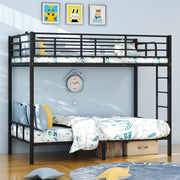 Zimtown Twin over Twin Steel Bunk Beds Frame,14.8