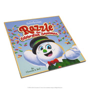 The Lumistella Company Razzle The Snowman Plush Toy and Storybook Set, 20th Anniversary Edition, Red and White, 10 in AVSNOWMAN