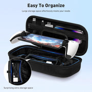 Foluck PSP301 3 in 1 Protective Accessory Set for PlayStation Portal with EVA Carrying Case, Black