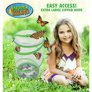 Thin Air Brands Butterfly Kit STEM Educational Science Kit with Green Pop-Up Cage and Caterpillar Voucher NB543