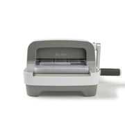 Sizzix Big Shot Manual Die-Cutting and Embossing Machine, 6-Inch Opening, Grey, Compact Portable Design, Includes Platform and Cutting Pads, 667085