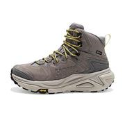 Hoka Kaha 3 GTX Mid Hiking Boot, GORE-TEX Waterproof, Dual-Density Sugarcane EVA Midsole, Vibram Megagrip Outsole, Gravel/Cement, Size 10.5