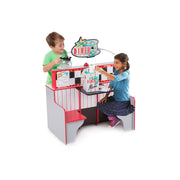Melissa & Doug 3951 Double-Sided Wooden Star Diner Restaurant Play Space