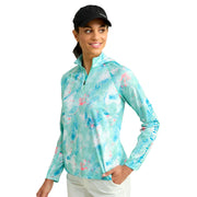 HUK Womens Icon Hoodie Athletic Fishing Shirt with UPF 50+ Sun Protection, Adjustable Hood, Lightweight Breathable Fabric, Bermuda Large H6120171