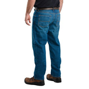 Berne Heritage Relaxed Fit Straight Leg Men's Jeans, Classic Stone Wash, 40 Waist, 29 Inseam, P422