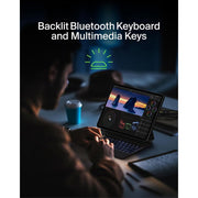 Belkin Pro Keyboard Case with Backlit Bluetooth Keyboard, Magnetic Stand, Trackpad, Multimedia Keys, Apple Pencil Storage, Black, for iPad Air 13 and iPad Pro 12.9 BBZ003tt-V1