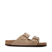 Birkenstock Arizona Soft Footbed Men's Sandal, Oiled Leather, Tobacco Brown, Adjustable Buckle Straps