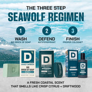 Duke Cannon Seawolf Eau de Parfum Men's Cologne, Driftwood and Coastal Air, 1.7 fl oz 93250154