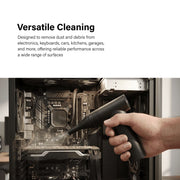 onn ONNAIR600 Rechargeable Air Duster, USB-C Battery, 4-Speed Settings, Multiple Nozzles, Portable