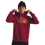 The North Face Half Dome Pullover Long-Sleeve Hoodie for Men - Beet Root - S