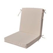 Better Homes & Gardens Outdoor Chair Seat Cushion, 44 in x 20 in, Beige, Fade-Resistant Polyester, CertiPUR-US Foam Core