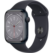 Apple Watch Gen 8 Series 8 45mm Midnight Aluminum - Midnight Sport Band MNUJ3LL/A