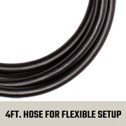 Halo Propane Tank Conversion Kit with 4 ft Hose for Getaway Portable Griddle, Black, 20 lb, 451870