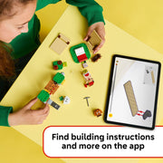 LEGO Super Mario Captain Toads Camp Building Set, 159 Pieces, Includes Captain Toad, Goomba & Turnip Figures, Tent with Bonfire and Collapsible Bridge, Ages 6+