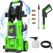 Paris Rhone SI-TH004-WM Electric Pressure Washer, 3200 Max PSI, 2.6 GPM Power Washer Machine with Hose Reel,4 Quick Connect Nozzles for Cars/Patios/Floor Cleaning