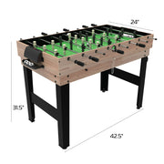 Tzumi 13-in-1 Multi Game Table for Arcade Games of Foosball, Air Hockey, and More - 41.25 x 22.75 x 31.4in