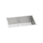 Elkay EFRU2816T Crosstown Polished Satin Single Bowl Undermount Residential Kitchen Sink, 30.5 x 18.5-in