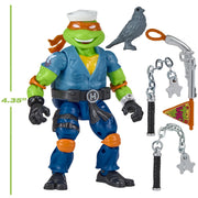 Playmates Toys Teenage Mutant Ninja Turtles x G.I. Joe Shipwreck x Mikey Action Figure, Highly Articulated, Multicolor, 8 in, 95018841