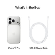 Apple iPhone 17 Pro, 6.3-Inch Display, Silver, 256GB Storage, A19 Pro Chip
