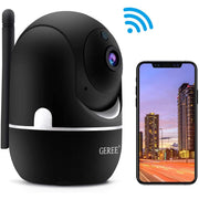 GEREE HD Surveillance Camera 1080P WiFi Indoor IP Camera