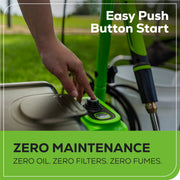 Greenworks 60V Cordless Electric Pressure Washer, 3000 PSI, 2.0 GPM, with Two 5.0Ah Batteries and Dual-Port Charger