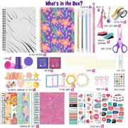 ONE TO FOUR XP5615 2-Pack Mega DIY Journal Kit, Art & Craft Set for Tweens, Scrapbook & Diary Kit, Multicolor